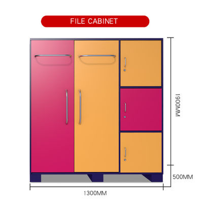 Gabinete de almacenamiento de acero en frío dormitorio con las puertas 0.6m m