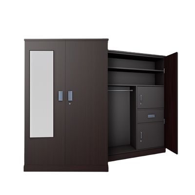 Aleación de aluminio 0.6m m comerciales gabinete del armario de 2 puertas