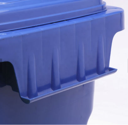 Compartimientos de almacenamiento de reciclaje rectangulares del EN 840 con la tapa, ISO9001 que recicla el exterior del almacenamiento