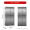 4 capa ambiental de acero inoxidable del polvo del gabinete de almacenamiento del armario del metal de la puerta 0.4-1.2m m