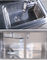 Muebles de acero ácidos antis de la cocina ISO9001 con el restaurante del estante ajustable del fregadero