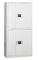 Blanco vertical de la cerradura ISO9001 de las puertas confidenciales elegantes electrónicas del gabinete dos