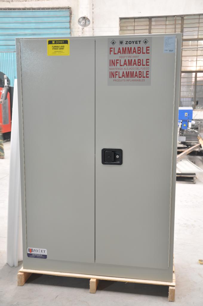 Gabinete de almacenamiento tóxico del color gris, gabinete de