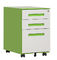 Gabinetes de fichero de acero del ODM ISO14001, gabinete de fichero lateral de 3 cajones con la cerradura