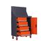 15 banco de trabajo móvil anaranjado del pecho de herramienta de los cajones ISO9001