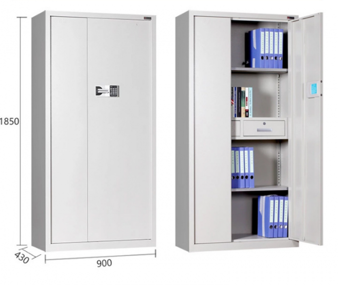 Fábrica electrónica del armario del gabinete de fichero confidencial del metal del vale de contabilidad de la contraseña del almacenamiento de acero grande